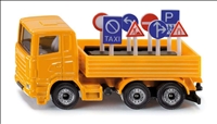 LKW mit Verkehrszeichen