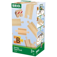 Schienen-Starterpack Brio, 13-teilig, Holz, Erweiterungsset