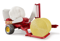 Ballenwickler mit Rundballen  Profi-Serie 40x14.6x 17.1cm
