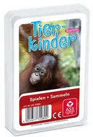 Kartenspiel Quartett Tierkinder Kunststoffetui