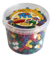 Hama B&amp;#252;gelperlen maxi Volltonfarben 600 St&amp;#252;ck Dose
