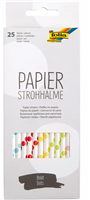 Papierstrohhalme Bold Dots 25S