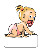 Geburtstafel Baby Girl