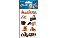 Z-DESIGN Sticker Creative 55972 Hundekinder 3 St&amp;#252;ck