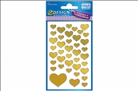 Z-DESIGN Sticker Creative 53282 Herze gold 2 St&amp;#252;ck