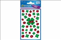 Z-DESIGN Sticker Creative 4362 Marienk&amp;#228;fer/Klee 2 St&amp;#252;ck
