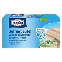Gefrierbeutel 20St&amp;#252;ck 6.0Liter 29x47cm Toppits