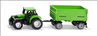 DEUTZ-FAHR mit 2-Achs Anh&amp;#228;nger