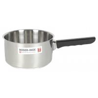 Stielkasserolle schwarz Inox 2.5 Liter &amp;#248; 18 cm