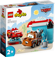 Lightning McQueen und Mater in der Waschanlage
