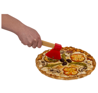 Pizzacutter Axt aus Bambus &amp;amp; Edelstahl
