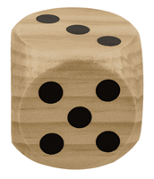 Holz-W&amp;#252;rfel ca. 6 x 6 cm