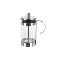 MY KAFFEEBEREITER 8 TASSEN GLAS / VERCHROMT 1000 ML