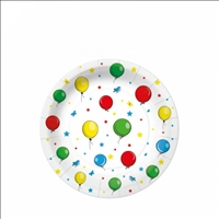 Pappteller 10x Ballon, 18x18cm