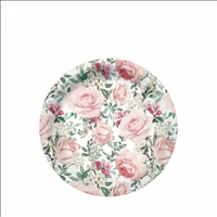Pappteller 10x Rosen, 18x18cm