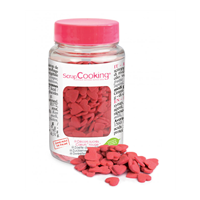 Deko Zucker Herzen rot 55g