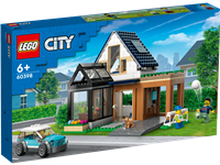 Familienhaus mit Elektroauto