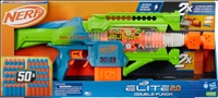 Nerf Elite 2.0 Double Punch 50 Darts, 2 L&amp;#228;ufe, 2 Magazine, Batt. 4xAA exkl., ab 8 Jahren
