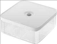 Cube Box L, 7.6x21.4x21.4cm, 1.6l, Transparent-weiss
