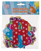 Girlande Happy Birthday 1.55m 