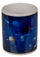 Becher Sonnensystem, reagiert auf W&amp;#228;rme