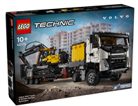 Volvo FMX LKW mit EC230 Electric Raupenbagger