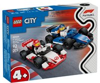 F1 Williams Racing und Haas F1 Rennautos