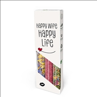 3er Set Happy Wife happy Life