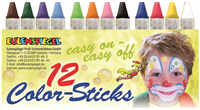EULENSPIEGEL Schminkstifte Color Sticks 12 St&amp;#252;ck