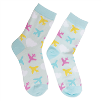 Socken, Flugzeug/Reise, Gr&amp;#246;&amp;#223;e 36-42