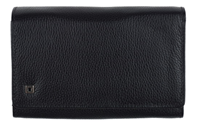 TINTA Damenb&amp;#246;rse, schwarz RV-M&amp;#252;nzfach, RV-Sicherheitsfach, Leder