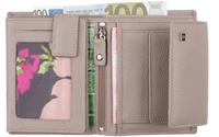 TINTA Damenb&amp;#246;rse, beige 2 Klappen, m. Riegel gesichert, RV-Sicherheitsfach