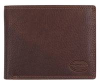 AUTHENTIC TROPHY Scheintasche, RFID-Schutz, braun Leder, vegetabil gegerbtes Leder