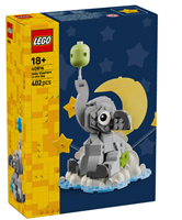 Schwebender Baby-Elefant