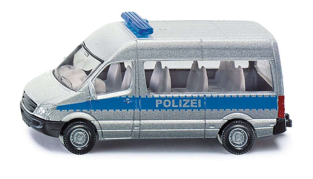 Polizeibus 1:64, Metall, Plastik Siku