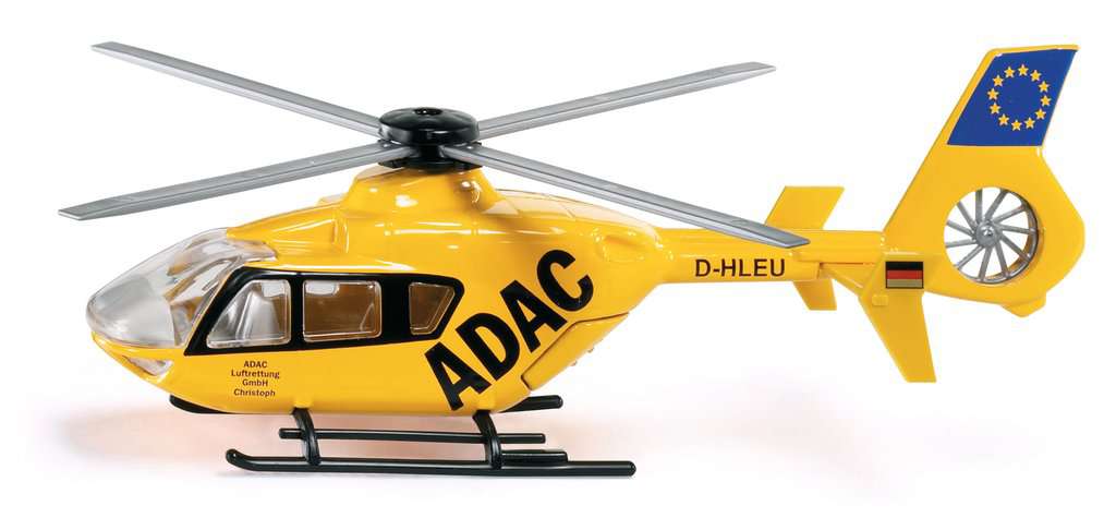 Rettungs Hubschrauber 1:55, Metall, Plastik Siku