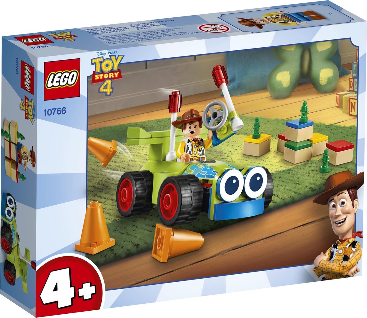 Woody &amp; Turbo Lego Toy Story 69 Teile, ab 4 Jahren