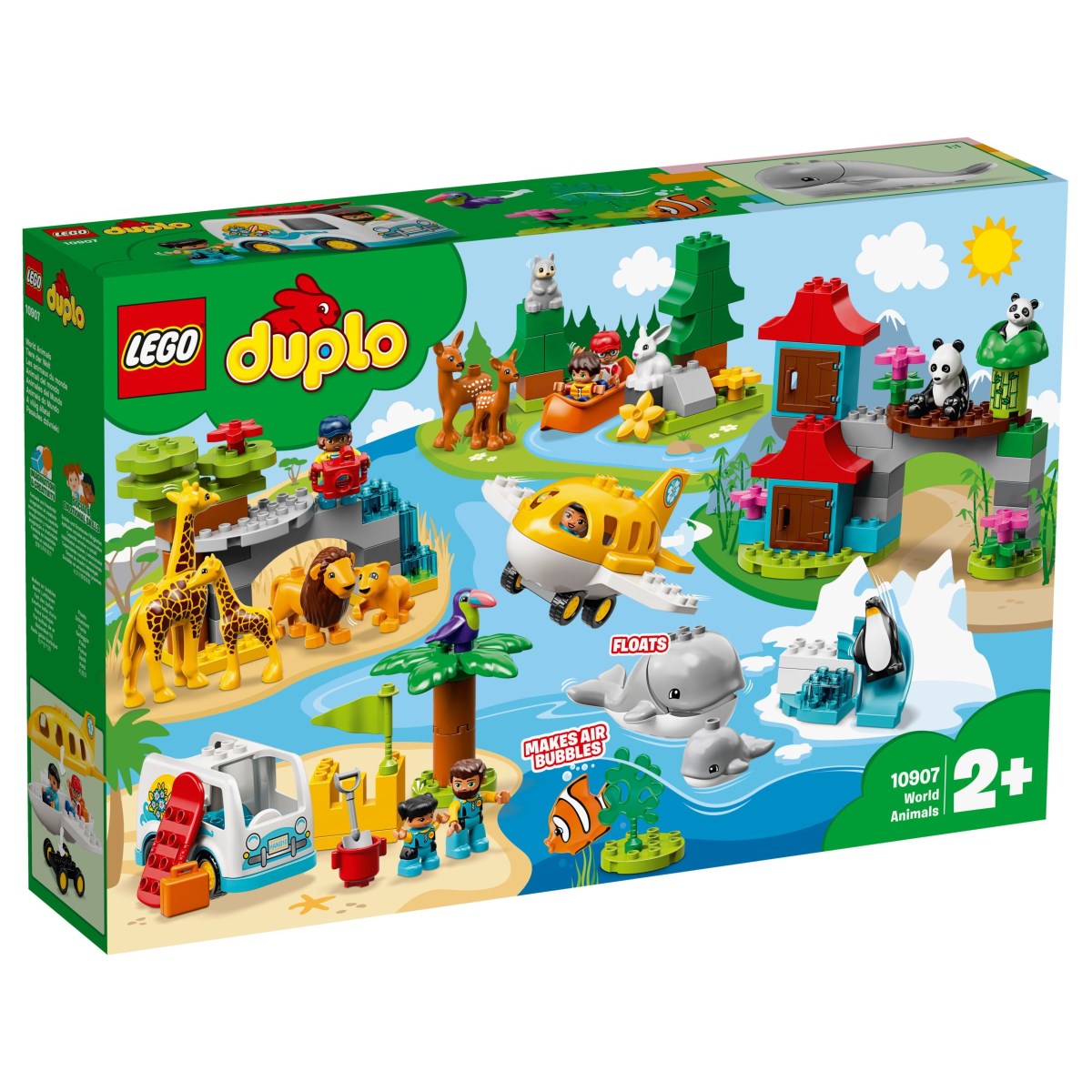 Tiere der Welt Lego Duplo, 121 Teile, ab 2 Jahren