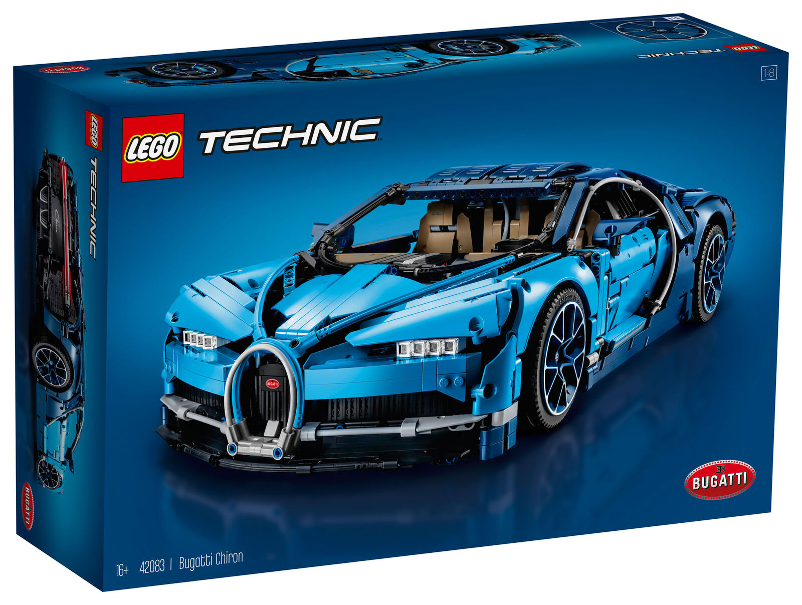 Bugatti Chiron Lego Technic, 3599 Teile, ab 16 Jahren