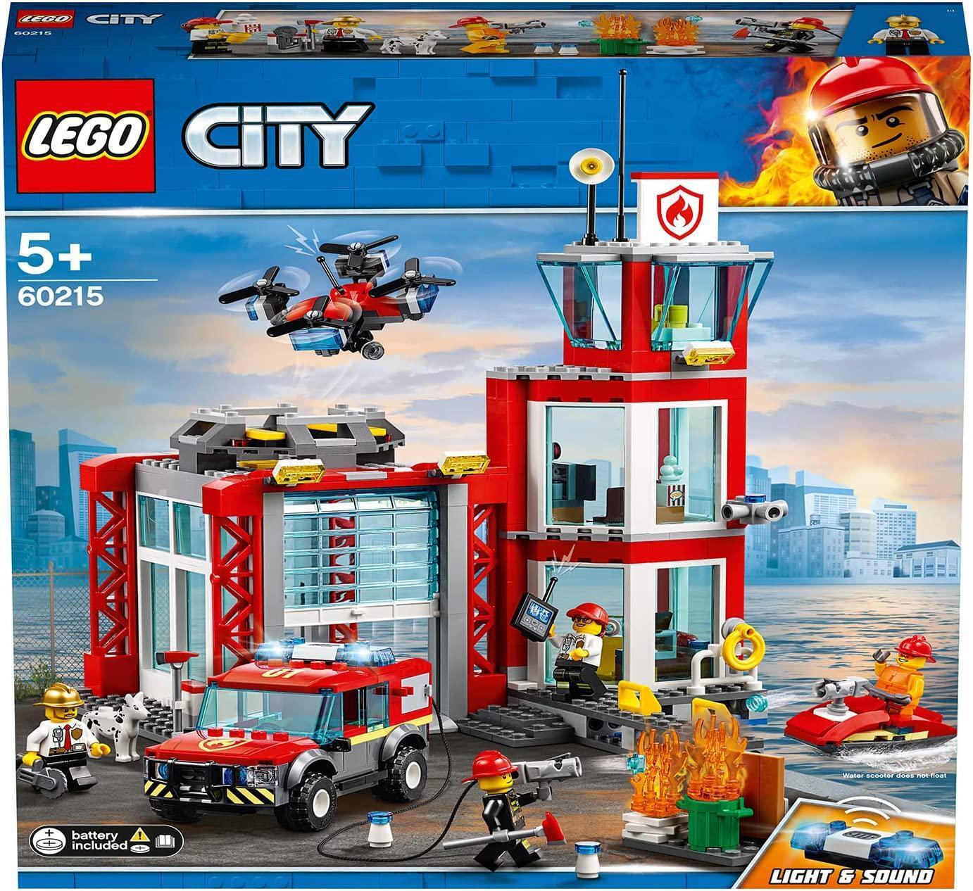 Feuerwehr-Station Lego City, 509 Teile, ab 5 Jahren