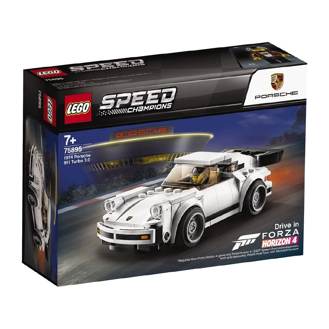 Porsche 911 Turbo 3.0 1974 Lego Speed Champions, 180 Teile, ab 7 Jahren
