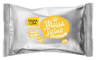 Massa Ticino Zucker Modelliermasse, gelb, 250 gr