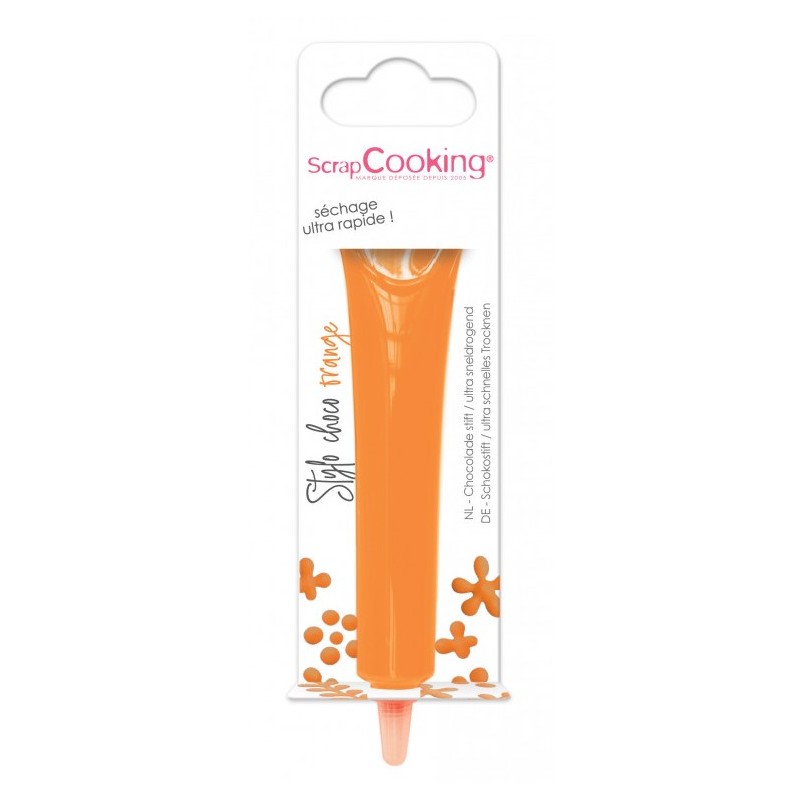 Stift mit Schokoladengeschmack orange 25g
