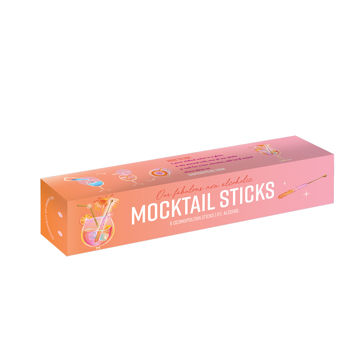 Mocktailsticks Cosmopolitan Flavour