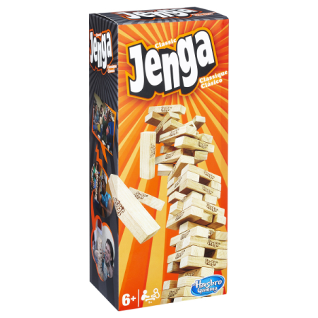 Jenga Classic, d/f/i ab 6 Jahren, ab 1 Spieler, Spieldauer 15 Min.